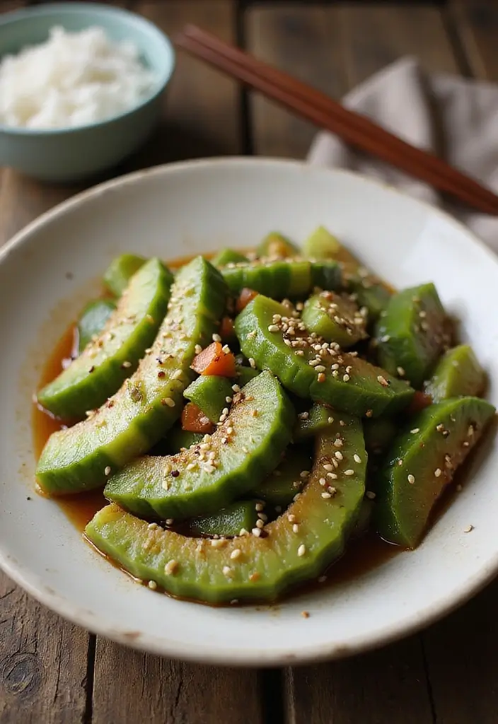 25 Traditional Bitter Melon Stir Fry Recipes 1 25 Traditional Bitter Melon Stir Fry Recipes - 1. Classic Bitter Melon Stir Fry