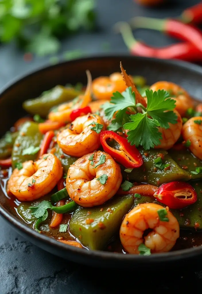 25 Traditional Bitter Melon Stir Fry Recipes 15 25 Traditional Bitter Melon Stir Fry Recipes - 3. Spicy Bitter Melon Stir Fry with Shrimp