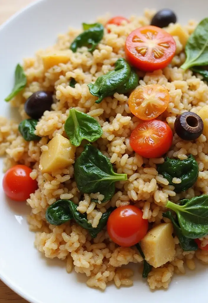 25 Veggie and Rice Stir Fry Recipes for Healthy Eating 86 25 Veggie and Rice Stir Fry Recipes for Healthy Eating - 14. Mediterranean Veggie Rice Stir Fry