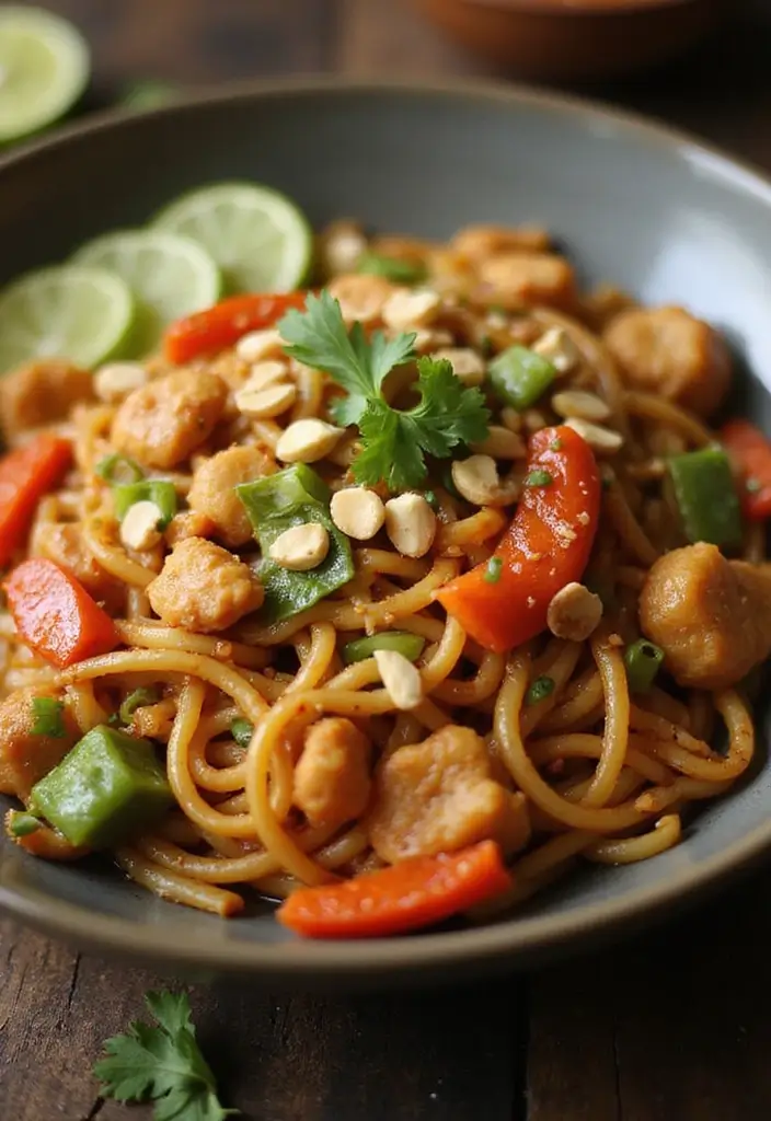 25 Veggie and Rice Stir Fry Recipes for Healthy Eating 107 25 Veggie and Rice Stir Fry Recipes for Healthy Eating - 17. Spicy Peanut Noodle Stir Fry