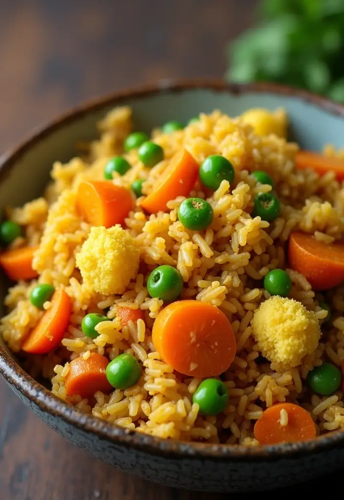 25 Veggie and Rice Stir Fry Recipes for Healthy Eating 114 25 Veggie and Rice Stir Fry Recipes for Healthy Eating - 18. Curried Veggie Rice Stir Fry