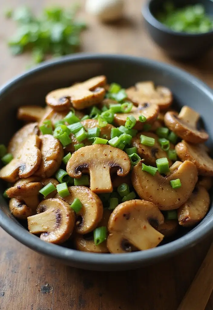25 Veggie and Rice Stir Fry Recipes for Healthy Eating 121 25 Veggie and Rice Stir Fry Recipes for Healthy Eating - 19. Garlic Mushroom Stir Fry