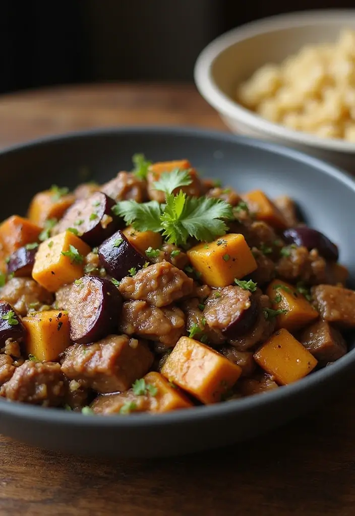 28 Beef and Rice Stir Fry Recipes for Hearty Dinners 151 28 Beef and Rice Stir Fry Recipes for Hearty Dinners - 23. Beef and Eggplant Stir Fry
