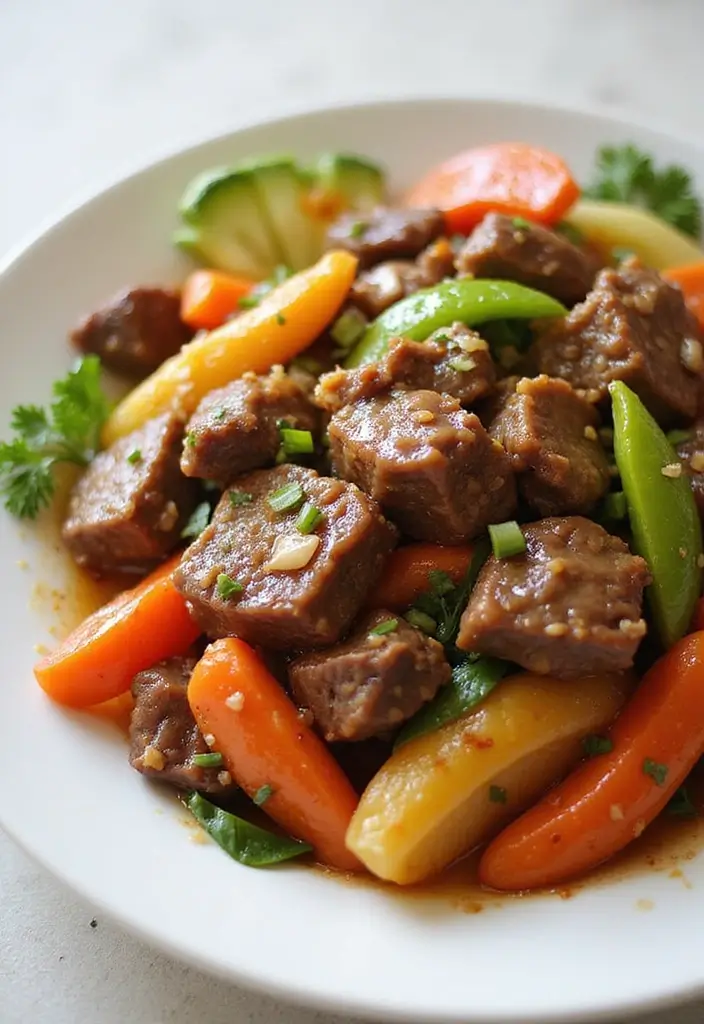 28 Beef and Rice Stir Fry Recipes for Hearty Dinners 27 28 Beef and Rice Stir Fry Recipes for Hearty Dinners - 5. Beef and Vegetable Medley Stir Fry