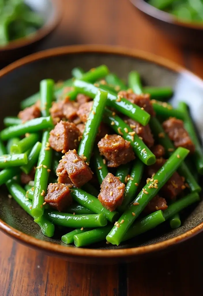 28 Beef and Rice Stir Fry Recipes for Hearty Dinners 34 28 Beef and Rice Stir Fry Recipes for Hearty Dinners - 6. Beef and Green Bean Stir Fry