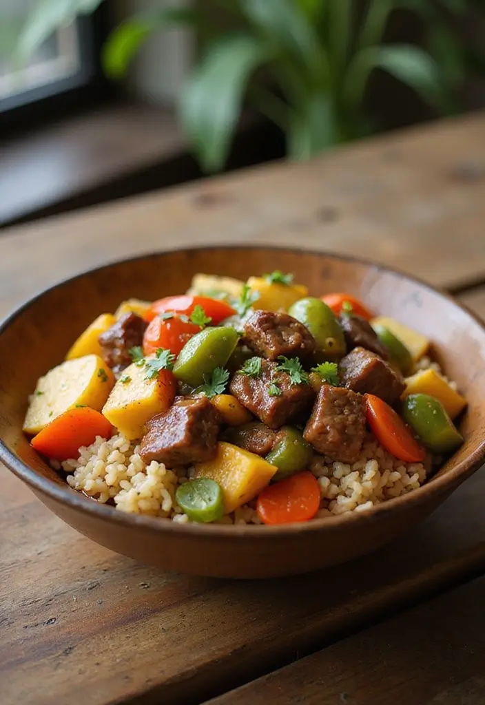 28 Beef and Rice Stir Fry Recipes for Hearty Dinners 41 28 Beef and Rice Stir Fry Recipes for Hearty Dinners - 7. Sweet and Sour Beef Rice Stir Fry