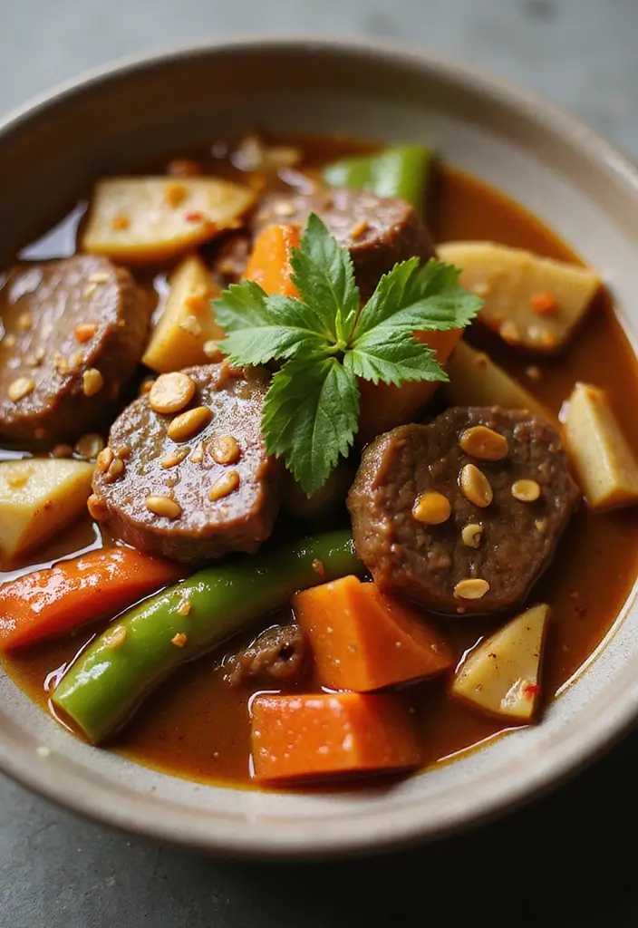 28 Beef and Rice Stir Fry Recipes for Hearty Dinners 48 28 Beef and Rice Stir Fry Recipes for Hearty Dinners - 8. Beef Stir Fry with Peanut Sauce