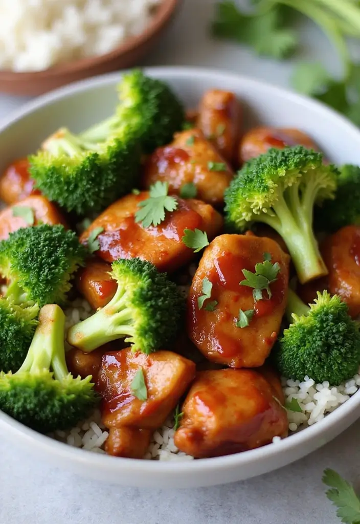 28 Chicken Broccoli Stir Fry Recipes That Are Easy and Delicious - 11. BBQ Chicken Broccoli Stir Fry