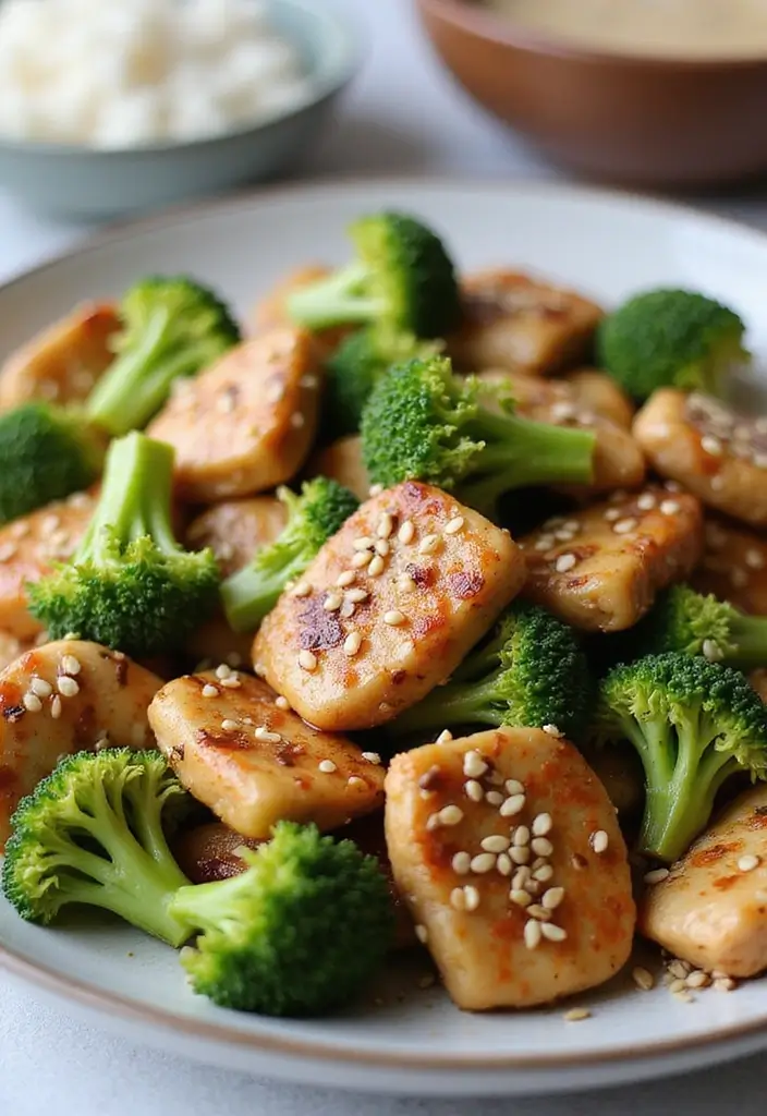 28 Chicken Broccoli Stir Fry Recipes That Are Easy and Delicious - 13. Sesame Chicken Broccoli Stir Fry