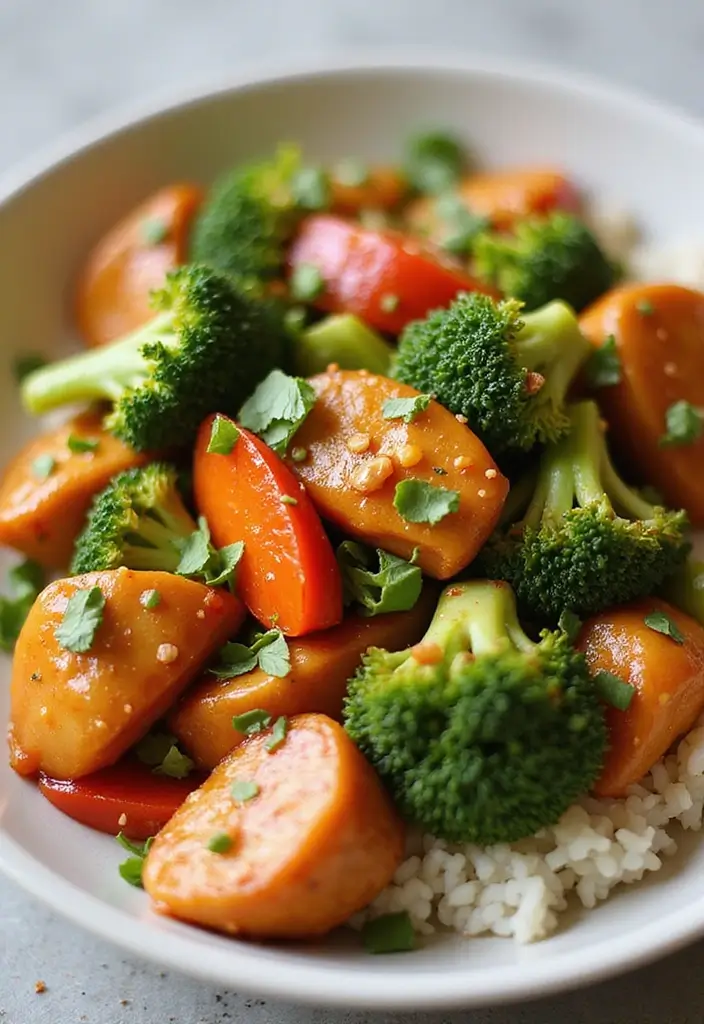 28 Chicken Broccoli Stir Fry Recipes That Are Easy and Delicious - 26. Sweet and Sour Chicken Broccoli Stir Fry