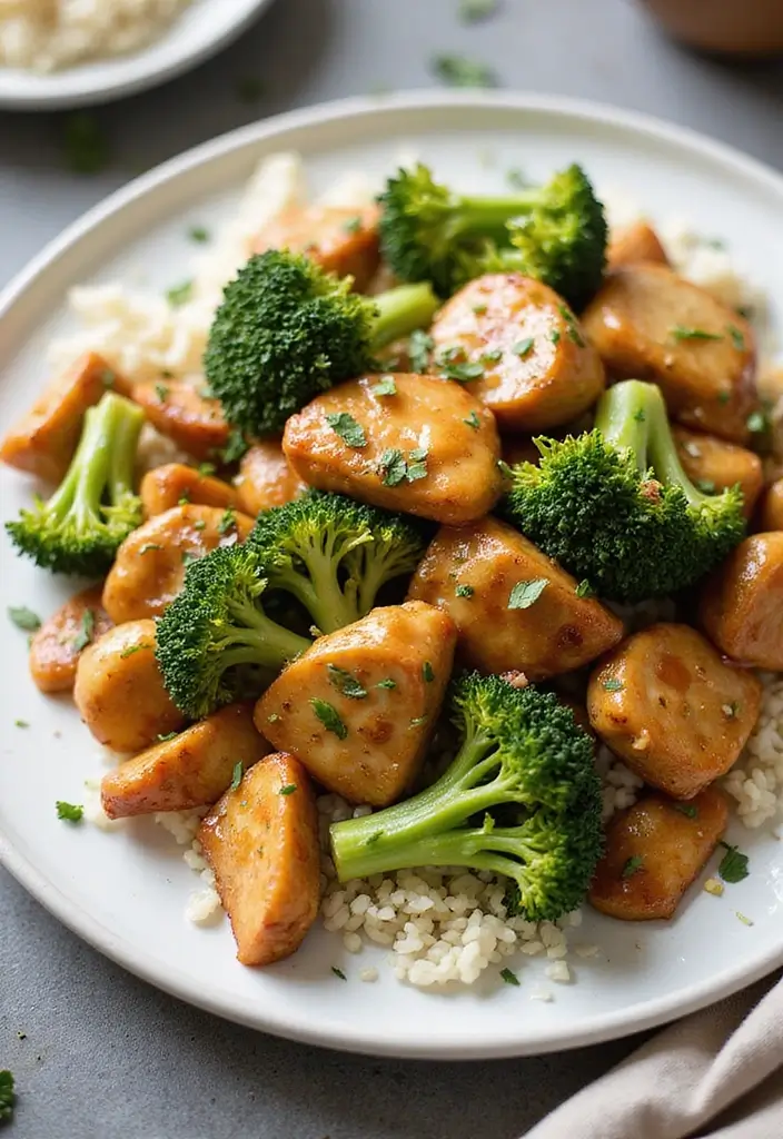 28 Chicken Broccoli Stir Fry Recipes That Are Easy and Delicious - 28. Maple Dijon Chicken Broccoli Stir Fry