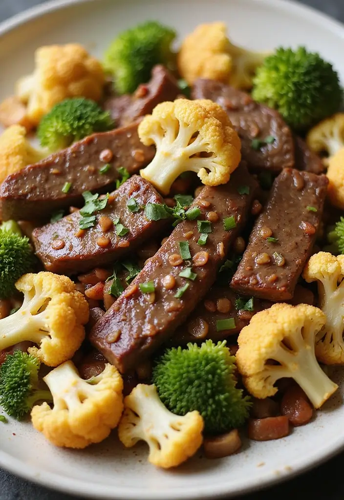 28 Flank Steak Stir Fry Recipes Packed with Flavor 126 28 Flank Steak Stir Fry Recipes Packed with Flavor - 20. Flank Steak and Cauliflower Stir Fry