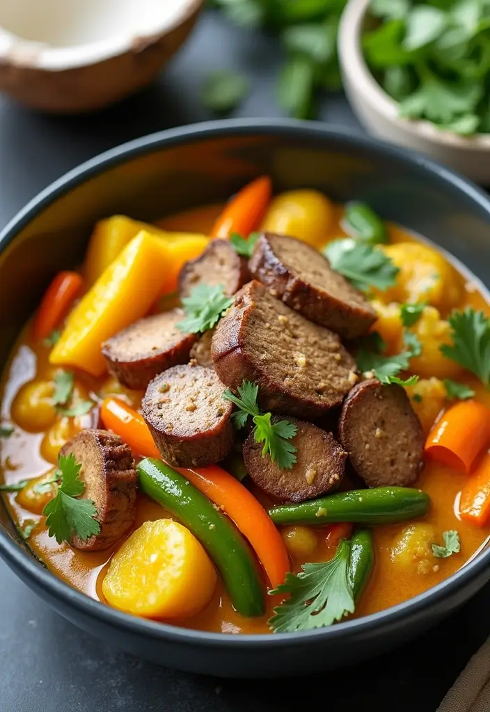 28 Flank Steak Stir Fry Recipes Packed with Flavor 36 28 Flank Steak Stir Fry Recipes Packed with Flavor - 6. Coconut Curry Flank Steak Stir Fry