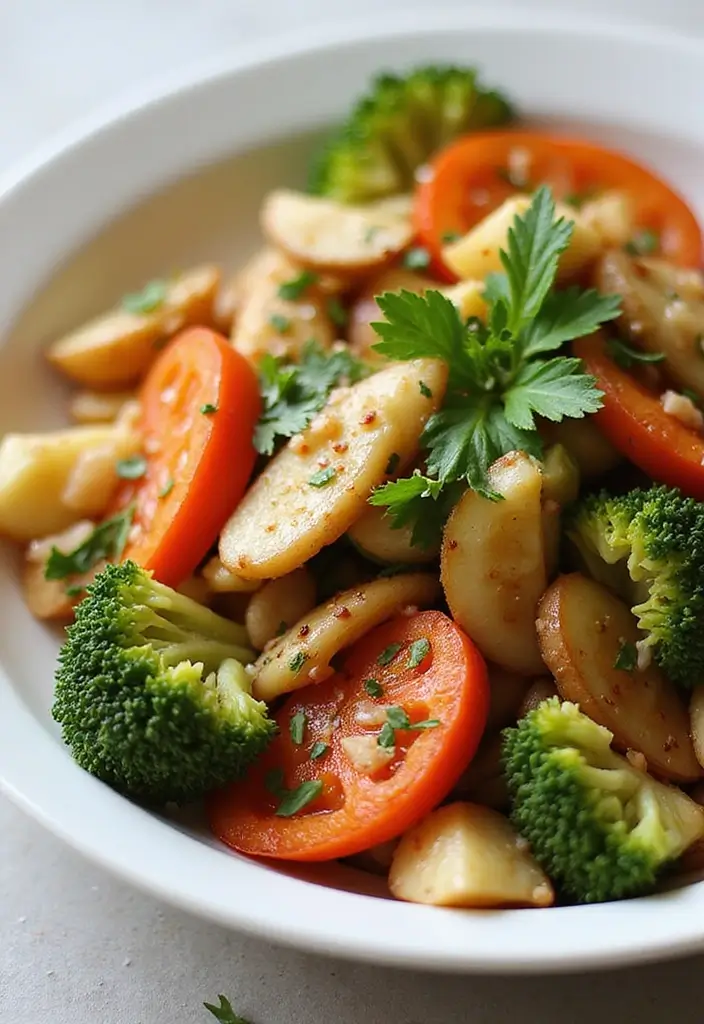 28 Gluten-Free Stir Fry Recipes for Clean Eating 64 28 Gluten-Free Stir Fry Recipes for Clean Eating - 10. Garlic Ginger Veggie Stir Fry