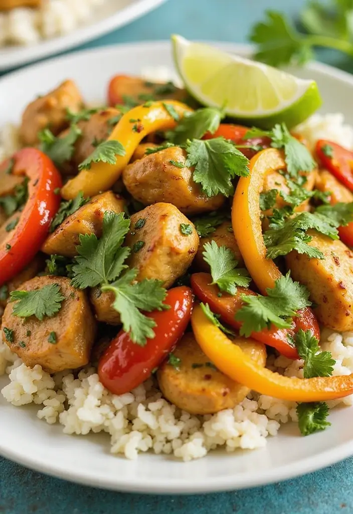 28 Gluten-Free Stir Fry Recipes for Clean Eating 78 28 Gluten-Free Stir Fry Recipes for Clean Eating - 12. Cilantro Lime Chicken Stir Fry