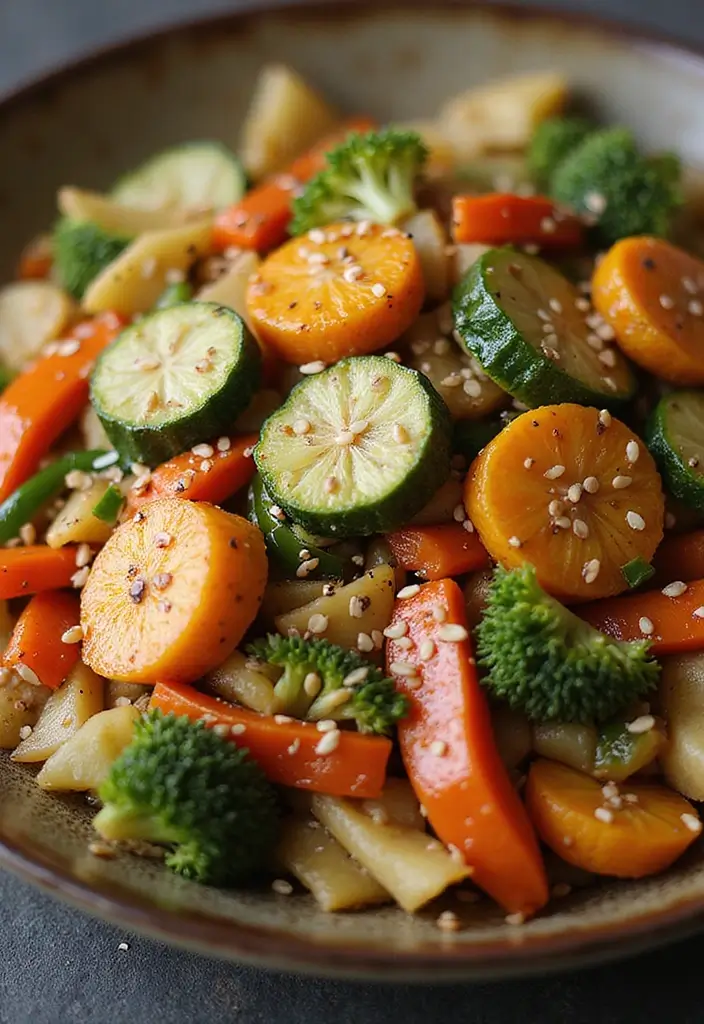 28 Gluten-Free Stir Fry Recipes for Clean Eating 85 28 Gluten-Free Stir Fry Recipes for Clean Eating - 13. Sesame Vegetable Stir Fry