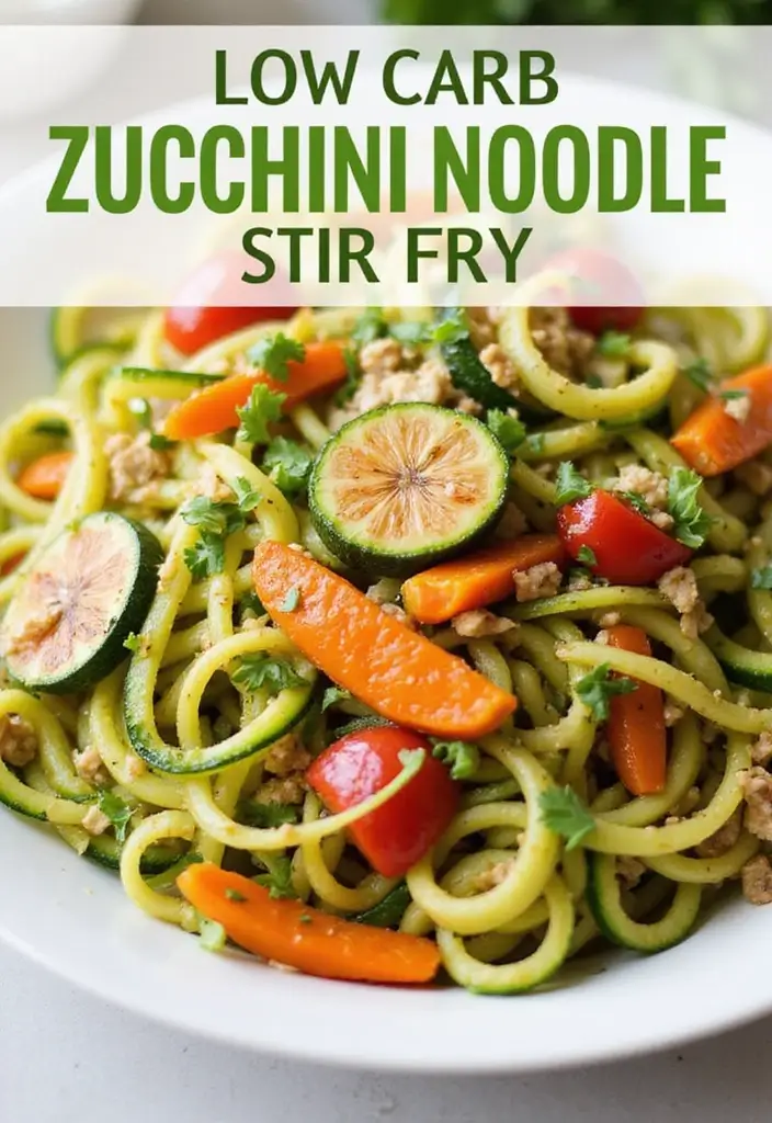 28 Gluten-Free Stir Fry Recipes for Clean Eating 134 28 Gluten-Free Stir Fry Recipes for Clean Eating - 20. Zucchini Noodle Stir Fry