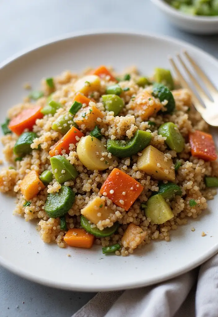 28 Gluten-Free Stir Fry Recipes for Clean Eating 190 28 Gluten-Free Stir Fry Recipes for Clean Eating - 28. Asian Quinoa Stir Fry