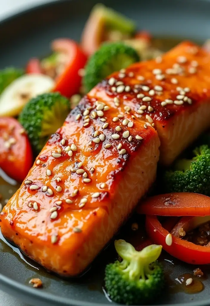 28 Gluten-Free Stir Fry Recipes for Clean Eating 29 28 Gluten-Free Stir Fry Recipes for Clean Eating - 5. Teriyaki Salmon Stir Fry