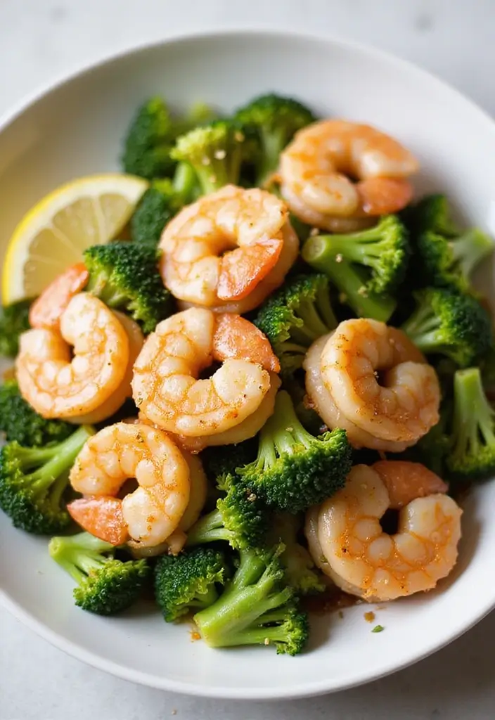 28 Gluten-Free Stir Fry Recipes for Clean Eating 43 28 Gluten-Free Stir Fry Recipes for Clean Eating - 7. Lemon Garlic Shrimp and Broccoli Stir Fry