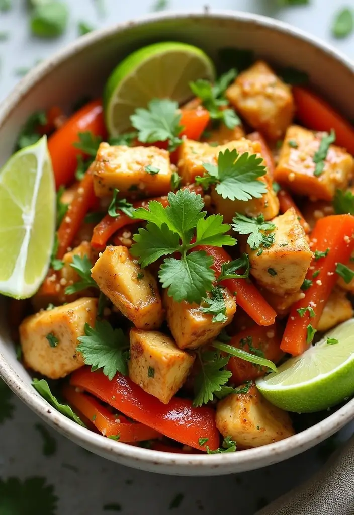 28 Korean Chicken Stir Fry Recipes Inspired by Street Food 74 28 Korean Chicken Stir Fry Recipes Inspired by Street Food - 12. Cilantro Lime Chicken Stir Fry