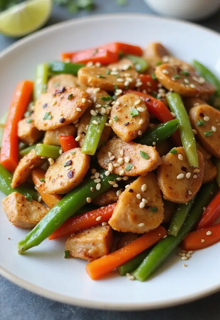 28 Korean Chicken Stir Fry Recipes Inspired by Street Food 81 28 Korean Chicken Stir Fry Recipes Inspired by Street Food - 13. Hoisin Chicken Stir Fry