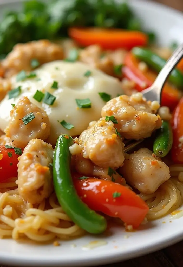 28 Korean Chicken Stir Fry Recipes Inspired by Street Food 100 28 Korean Chicken Stir Fry Recipes Inspired by Street Food - 16. Garlic Parmesan Chicken Stir Fry
