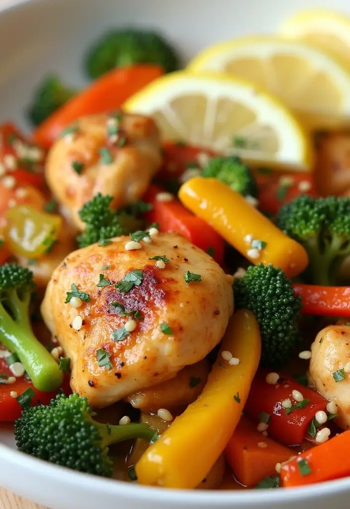 28 Korean Chicken Stir Fry Recipes Inspired by Street Food 140 28 Korean Chicken Stir Fry Recipes Inspired by Street Food - 22. Lemon Garlic Chicken Stir Fry