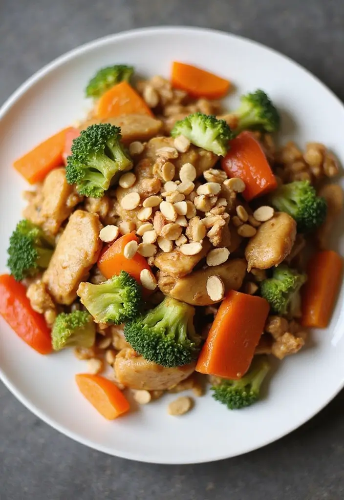 28 Korean Chicken Stir Fry Recipes Inspired by Street Food 145 28 Korean Chicken Stir Fry Recipes Inspired by Street Food - 23. Thai Peanut Chicken Stir Fry
