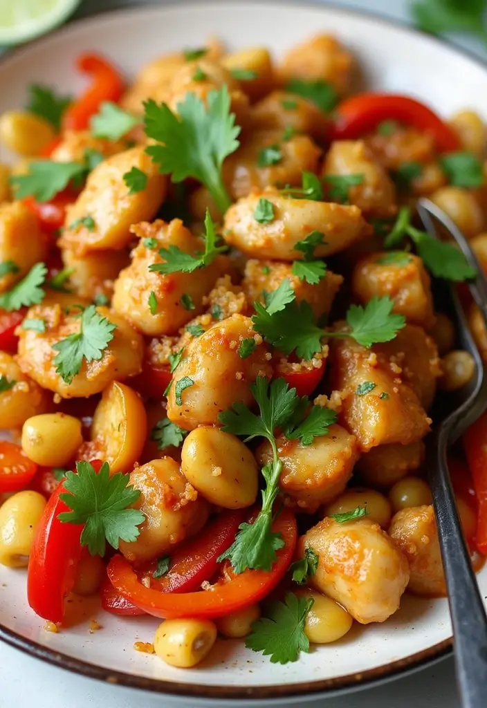 28 Korean Chicken Stir Fry Recipes Inspired by Street Food 173 28 Korean Chicken Stir Fry Recipes Inspired by Street Food - 27. Chipotle Lime Chicken Stir Fry