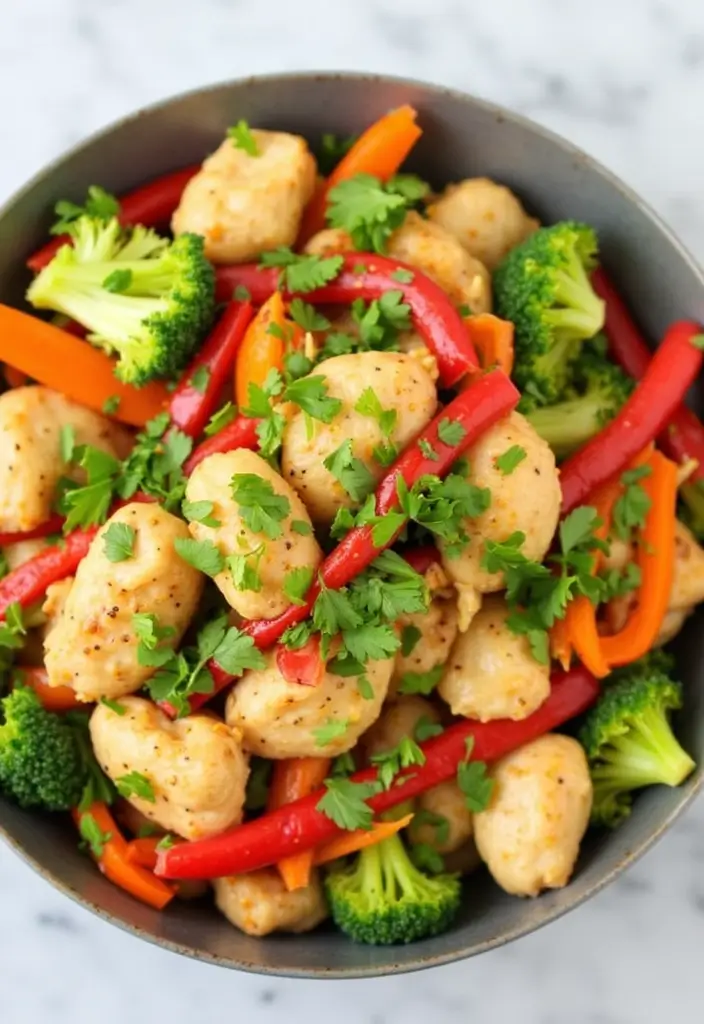 28 Korean Chicken Stir Fry Recipes Inspired by Street Food 48 28 Korean Chicken Stir Fry Recipes Inspired by Street Food - 8. Lemon Pepper Chicken Stir Fry