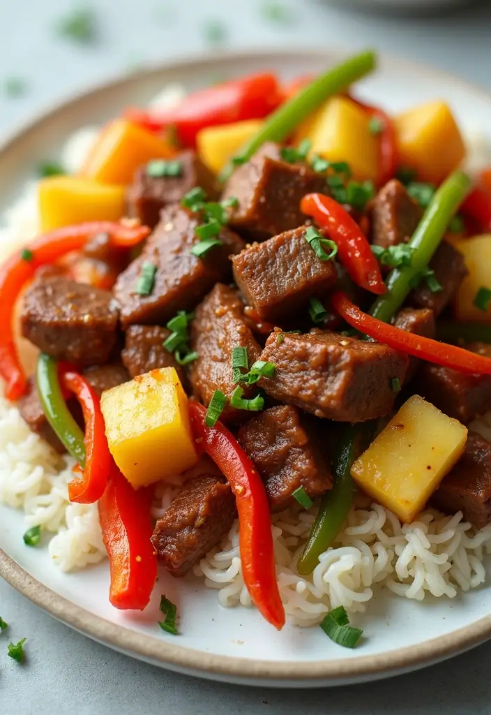 28 Leftover Steak Stir Fry Recipes for Quick Meals - 10. Sweet and Sour Steak Stir Fry