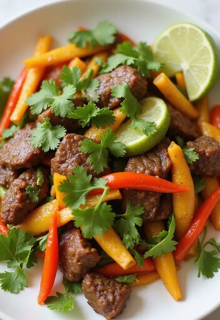 28 Leftover Steak Stir Fry Recipes for Quick Meals - 13. Cilantro Lime Steak Stir Fry