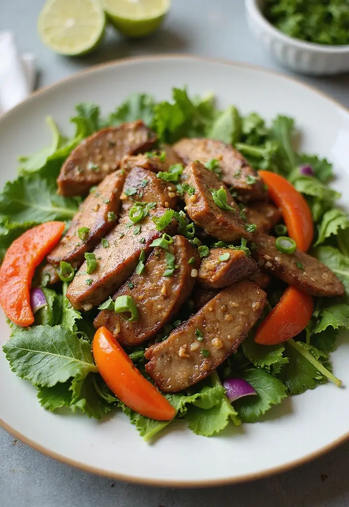 28 Leftover Steak Stir Fry Recipes for Quick Meals - 15. Steak Stir Fry Salad