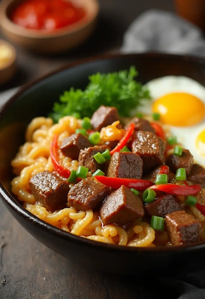 28 Leftover Steak Stir Fry Recipes for Quick Meals - 19. Steak and Egg Stir Fry