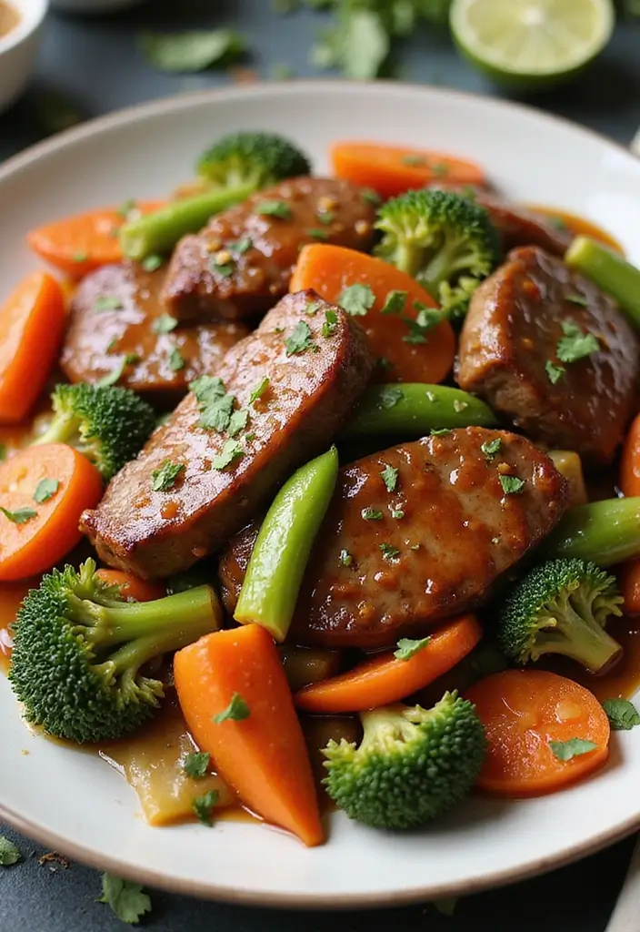 28 Leftover Steak Stir Fry Recipes for Quick Meals - 27. Steak and Veggie Stir Fry with Honey Sauce