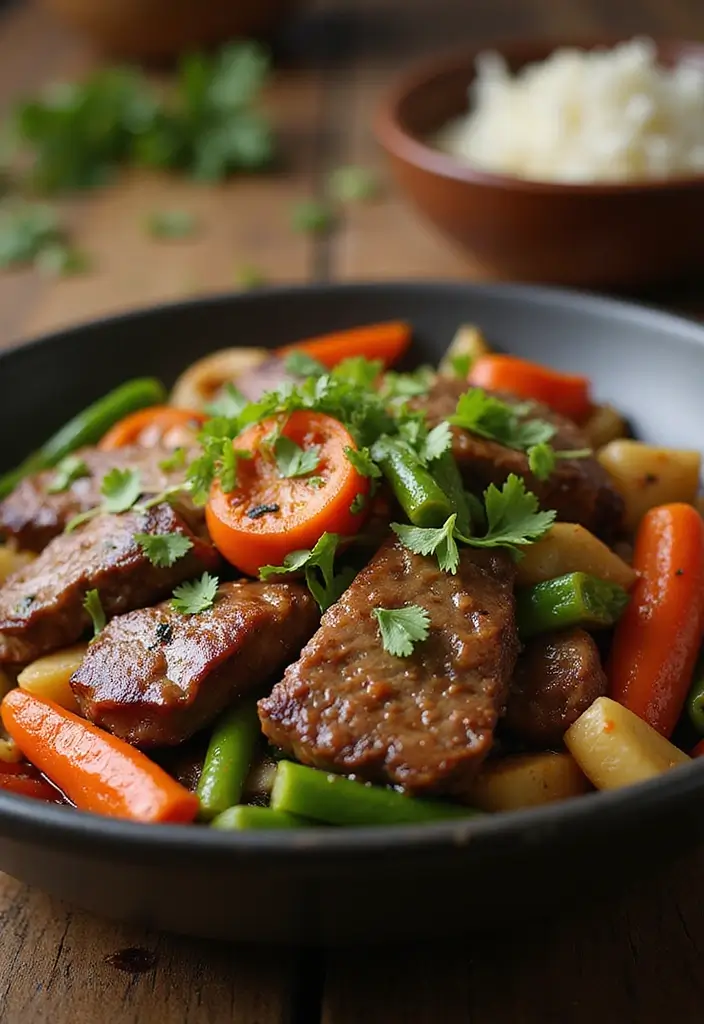 28 Leftover Steak Stir Fry Recipes for Quick Meals - 5. Asian Garlic Steak Stir Fry