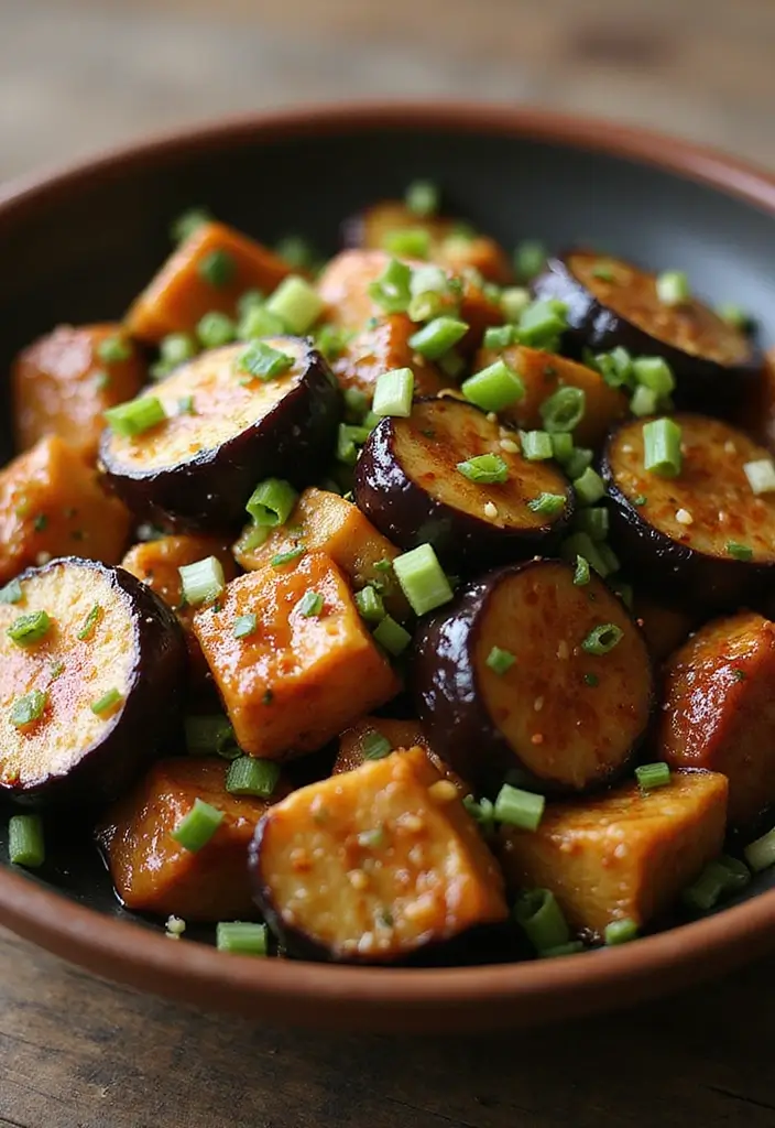 28 Nutritious and Easy Stir Fry Recipes for a Balanced Diet - 12. Miso Eggplant Stir Fry
