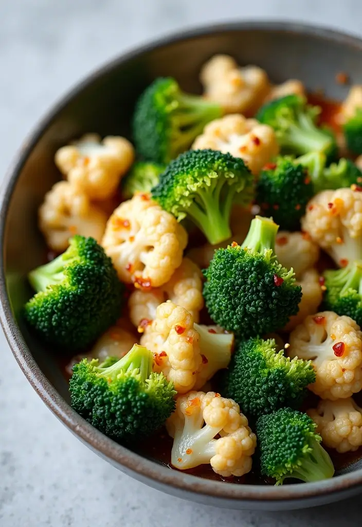 28 Nutritious and Easy Stir Fry Recipes for a Balanced Diet - 13. Broccoli and Cauliflower Stir Fry