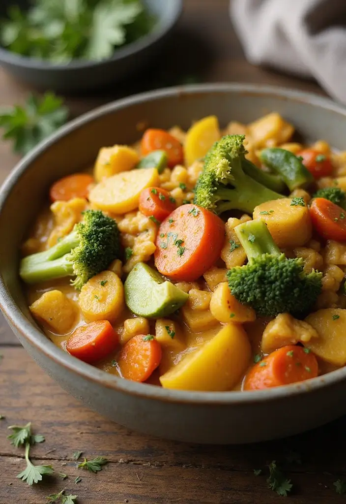 28 Nutritious and Easy Stir Fry Recipes for a Balanced Diet - 14. Coconut Curry Vegetable Stir Fry
