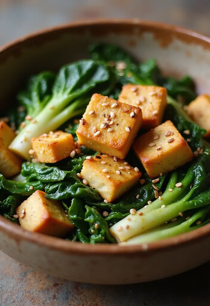 28 Nutritious and Easy Stir Fry Recipes for a Balanced Diet - 2. Tofu and Bok Choy Stir Fry