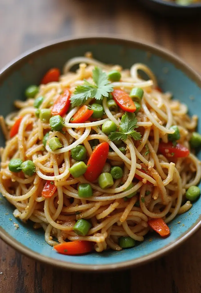28 Nutritious and Easy Stir Fry Recipes for a Balanced Diet - 20. Veggie Pad Thai Stir Fry