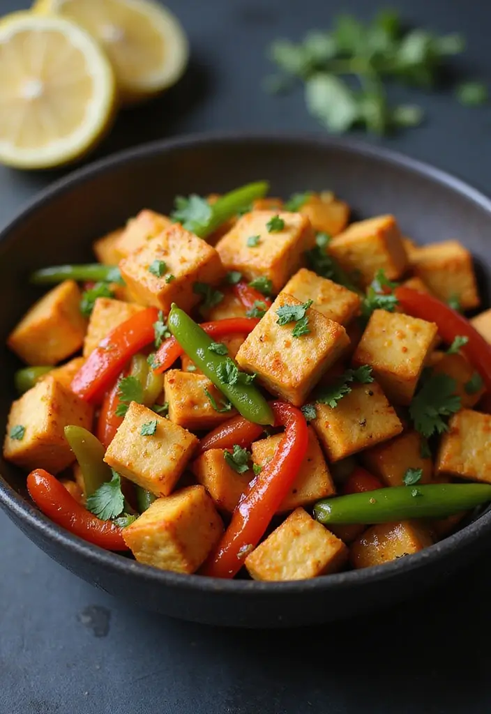28 Nutritious and Easy Stir Fry Recipes for a Balanced Diet - 22. Spicy Lemongrass Tofu Stir Fry