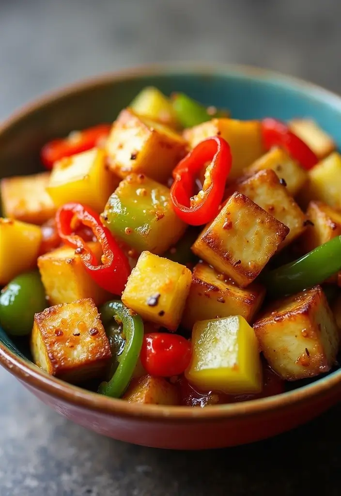 28 Nutritious and Easy Stir Fry Recipes for a Balanced Diet - 5. Sweet and Sour Pineapple Tofu Stir Fry