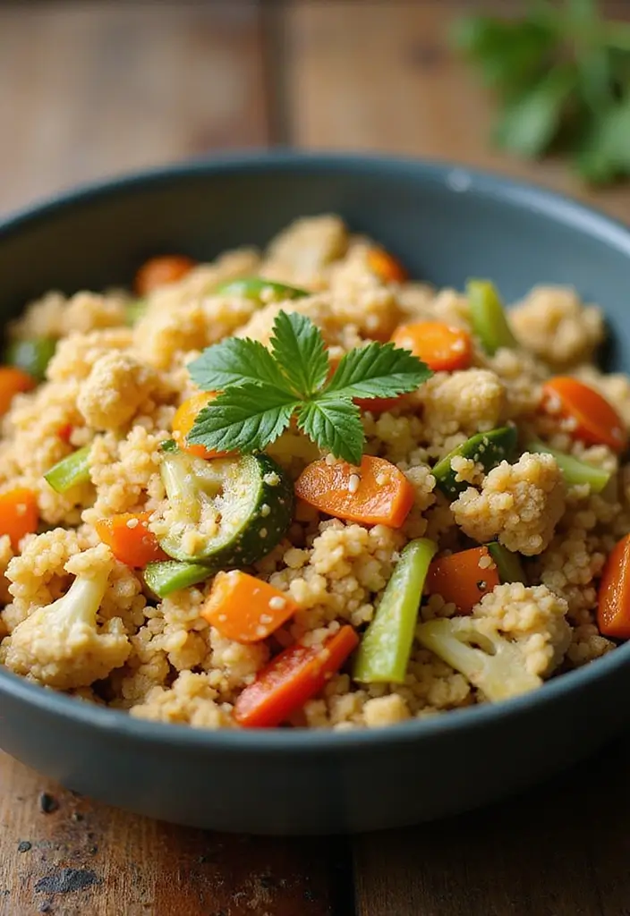 28 Nutritious and Easy Stir Fry Recipes for a Balanced Diet - 8. Cauliflower Fried Rice Stir Fry