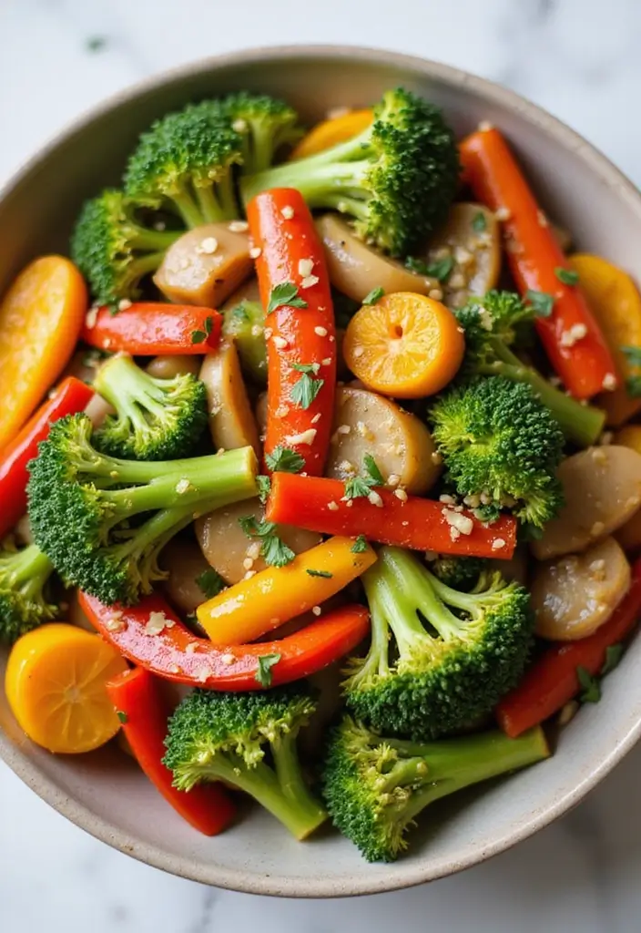 28 Nutritious and Easy Stir Fry Recipes for a Balanced Diet - 9. Sesame Ginger Stir Fry with Broccoli