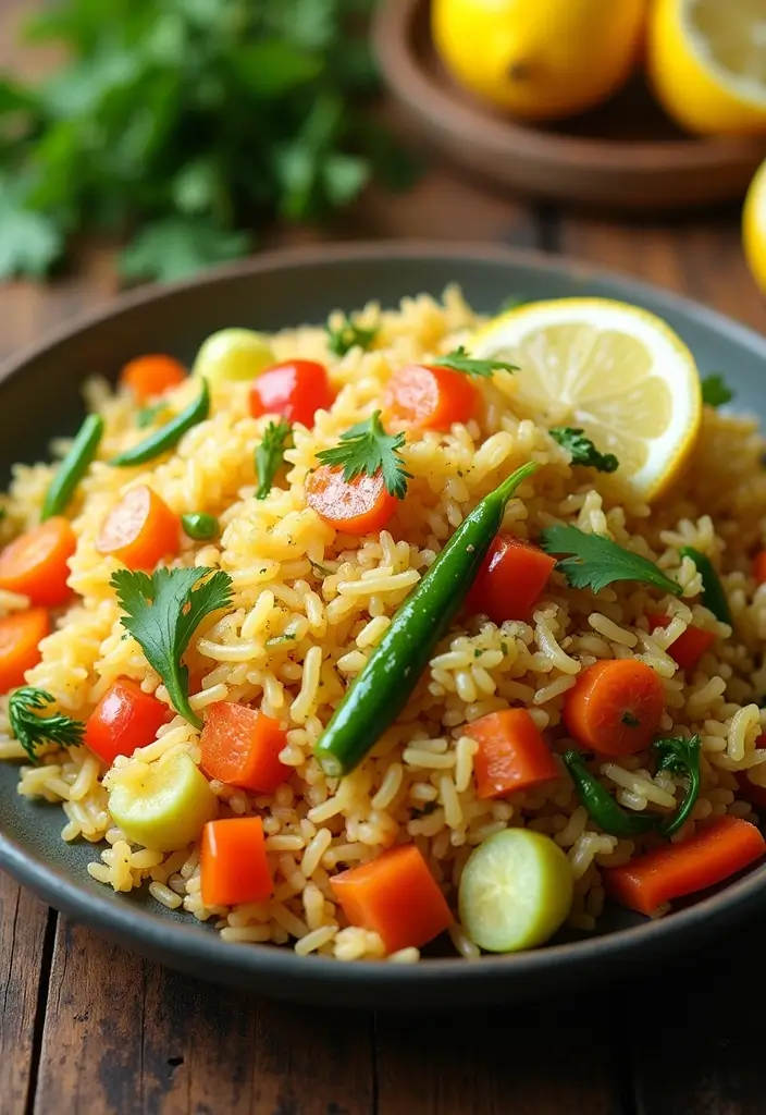 28 Quick Rice Stir Fry Recipes with Bold Flavors 1 28 Quick Rice Stir Fry Recipes with Bold Flavors - 1. Zesty Lemon Garlic Rice Stir Fry