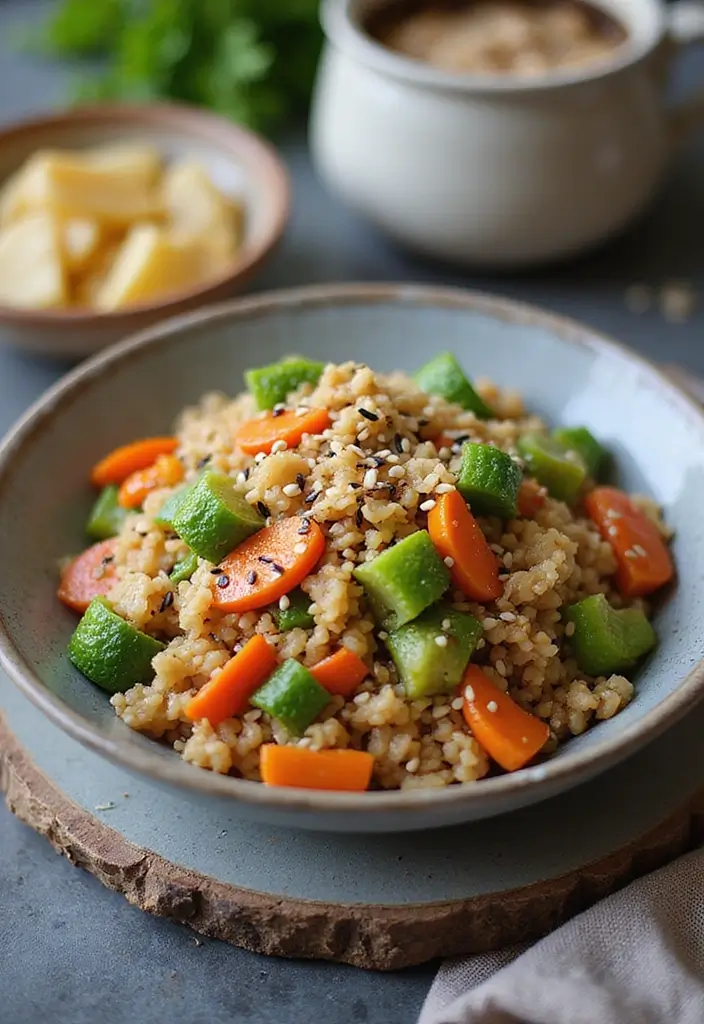 28 Quick Rice Stir Fry Recipes with Bold Flavors 79 28 Quick Rice Stir Fry Recipes with Bold Flavors - 13. Miso Veggie Rice Stir Fry