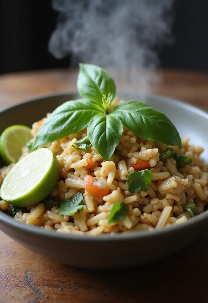 28 Quick Rice Stir Fry Recipes with Bold Flavors 15 28 Quick Rice Stir Fry Recipes with Bold Flavors - 3. Thai Basil Fried Rice