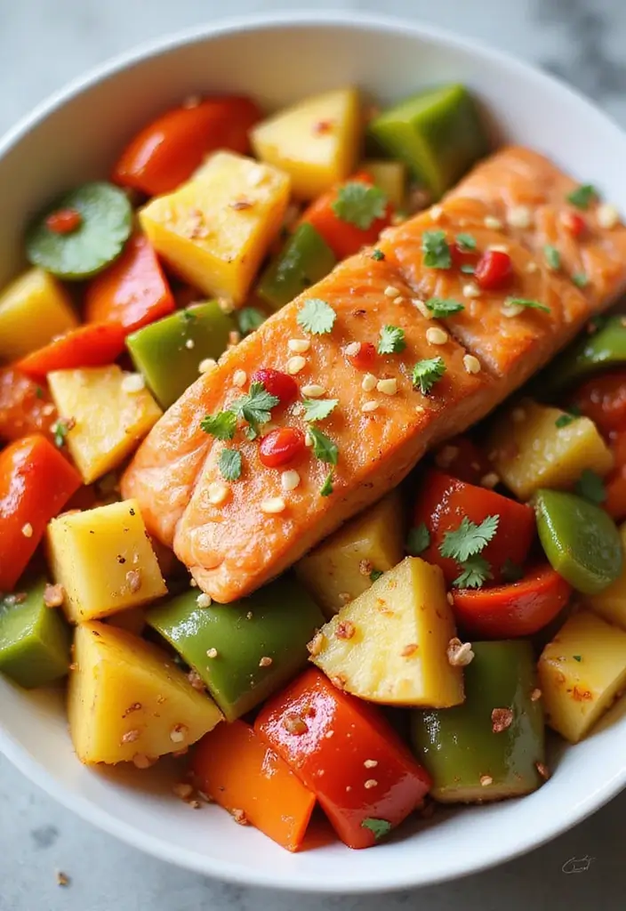 28 Salmon Stir Fry Recipes for Quick Omega-3 Packed Meals 60 28 Salmon Stir Fry Recipes for Quick Omega-3 Packed Meals - 10. Sweet and Sour Salmon Stir Fry